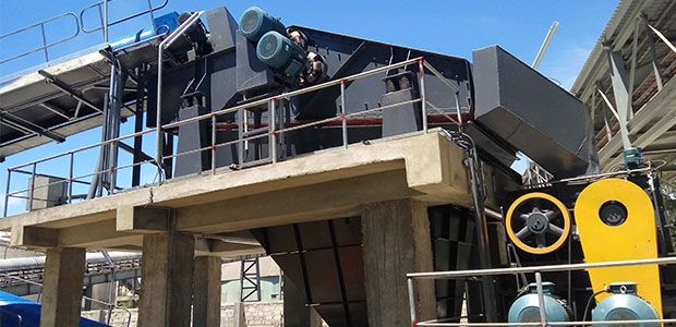 輸煤破碎系統現場