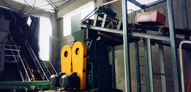 輸煤破碎系統現場